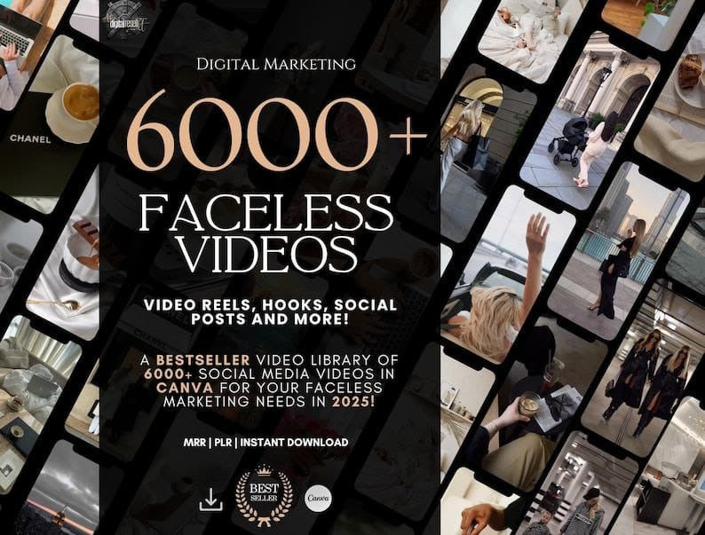 +6000 VIDEO REEL PROFESSIONALI pronti da pubblicare ( VALORE 47€)  🚀Perfetti per chi vuole crescere velocemente e vendere DA SUBITO