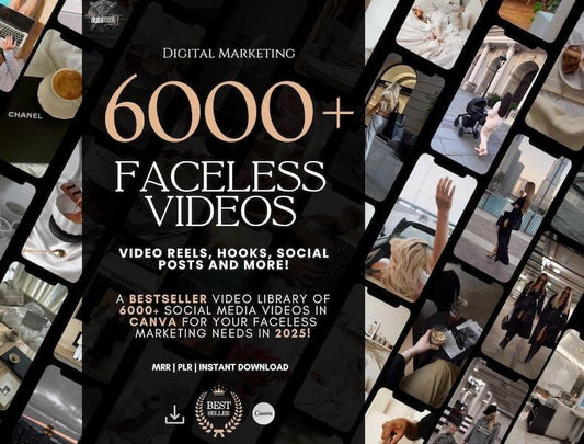 +6000 VIDEO REEL PROFESSIONALI pronti da pubblicare ( VALORE 47€)  🚀Perfetti per chi vuole crescere velocemente e vendere DA SUBITO